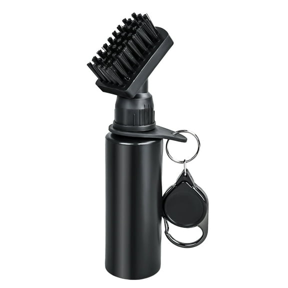 WLGJL Pro Golf Club Brush Cleaner with Retainer Clip and Squeeze Water Bottle 7.5 Inches Holds 4 Ounces of Water, Essentials Golf Accessories for Men, Best Golf Gifts for Men