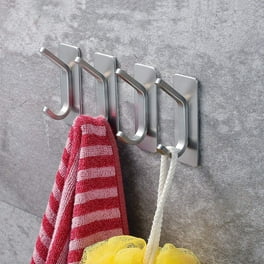 6 Packs Towel Hook Adhesive Hooks Wall Hooks for Hanging Bathroom Stick on Hooks Walmart