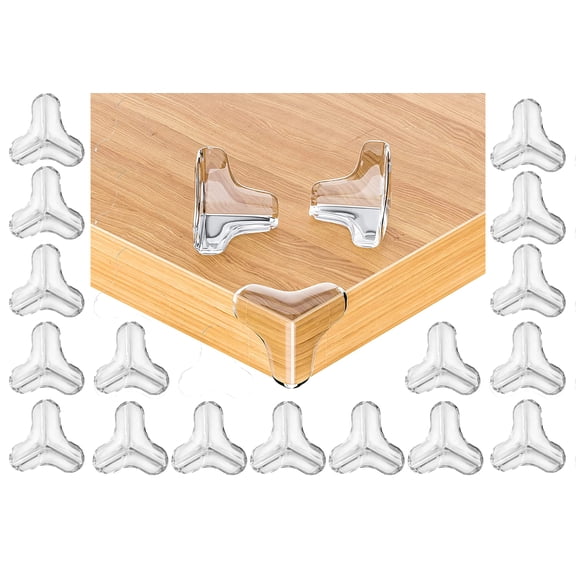 SUTENG 20pcs Table Corner Protectors for Baby, Baby Proofing Corner Protector Baby, for Baby Safety Guards Bumpers Cover Sharp Furniture