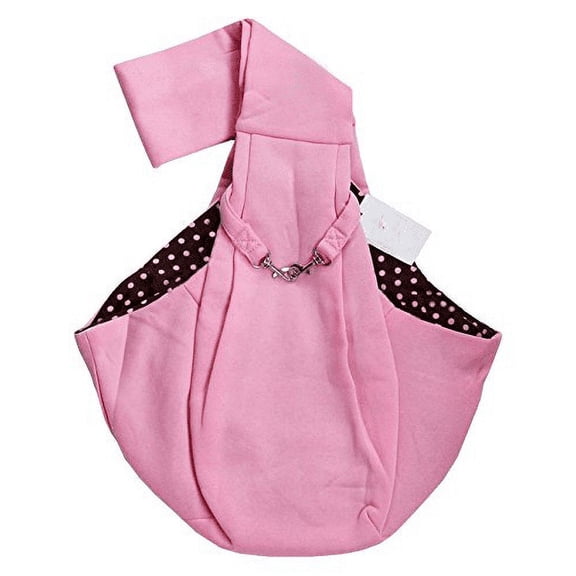 SUTENG Dog and Cat Sling Carrier – Hands Free Reversible Pet Papoose Light Blue Bag - Soft Pouch and Tote Design – Suitable for Puppy, Small Dogs, and Cats for Outdoor Travel