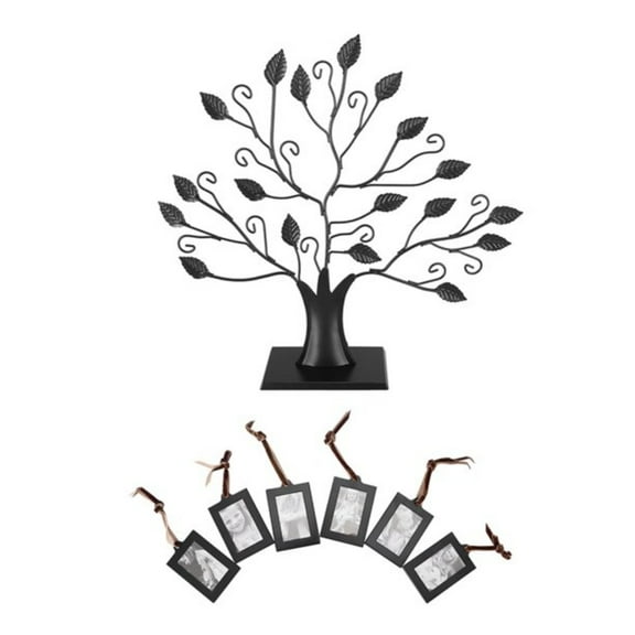 SUTENG Family Tree Photo Frame, With Hanging Pictures Photos Frame Display Photo Frame， For Bedroom Living Room Study Office