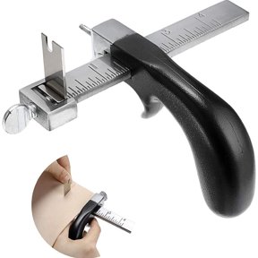 SUTENG Leather Cutting Tool Leather Strap Cutter with Aluminum Handle, Leather Strip Belt Cutter Hand Leather Craft Tool