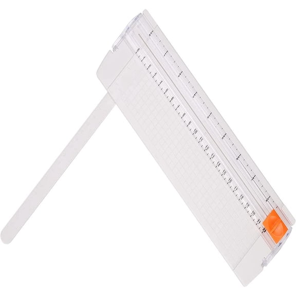 SUTENG Small Paper Cutter for Cardstock, Portable Cutter Trimmer, A4 A5 Craft Guillotine Paper Trimmer Scrapbooking Tool
