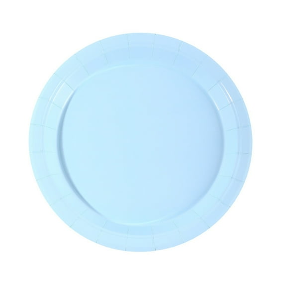 SUTNEG Disposable paper plate, Paper Dinner Plates, to Celebrate children's birthday party white card paper plate 7 inches