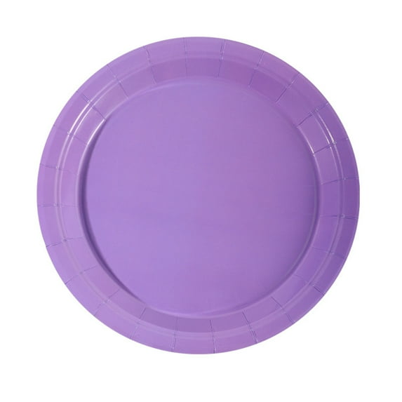 SUTNEG Disposable paper plate, Paper Dinner Plates, to Celebrate children's birthday party white card paper plate 7 inches