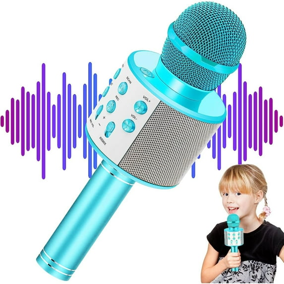 SUTNEG Kids Microphone, Bluetooth Microphone, Wireless Microphone for Adults and Kids, Mic Machine for Adults and Kids, Birthday Gifts