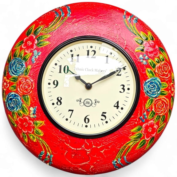 SUTRAM Art Deco BOHO Quartz Analog Wall Clocks
