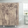 thumbnail image 1 of SUTTOM Antique Martin Waldseemuller Map Old Waldseemüller The Birth Certificate Shower Curtain 60x72 inch, 1 of 1