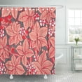 thumbnail image 1 of SUTTOM Berries Nouveau Strawberries and Coral Orange William Morris Vintage Shower Curtain 60x72 inch, 1 of 1