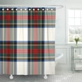 thumbnail image 1 of SUTTOM Blue Boyd Stewart Formal Dress Tartan Colorful Plaid Red Shower Curtain 66x72 inch, 1 of 1