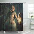 thumbnail image 1 of SUTTOM Blue Fantasy Elf Princess Up The Way Shower Curtain 66x72 inch, 1 of 1