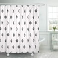 thumbnail image 1 of SUTTOM Graphic Black Watercolor Moon Phase Pattern Cute Brush Abstract Shower Curtain 60x72 inch, 1 of 1