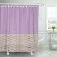 thumbnail image 1 of SUTTOM Purple Color Simple Chic Lavender Polka Dots on Pastel Shower Curtain 66x72 inch, 1 of 1