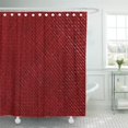 thumbnail image 1 of SUTTOM Western Deep Red Basket Look Southwest Faux Exotic Shower Curtain 66x72 inch, 1 of 1