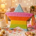 thumbnail image 1 of SUTWOEN Five-pointed Star Pinata Ecofriendly Paper Pinata Candy-filled Pinata, 1 of 6