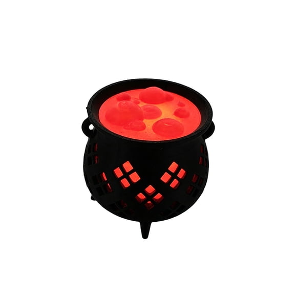 SUTWOEN Halloween Decorations Witch Pot With LED Lights Suitable For Family Fireplaces Kitchens And Vintage Magics Drink Pots