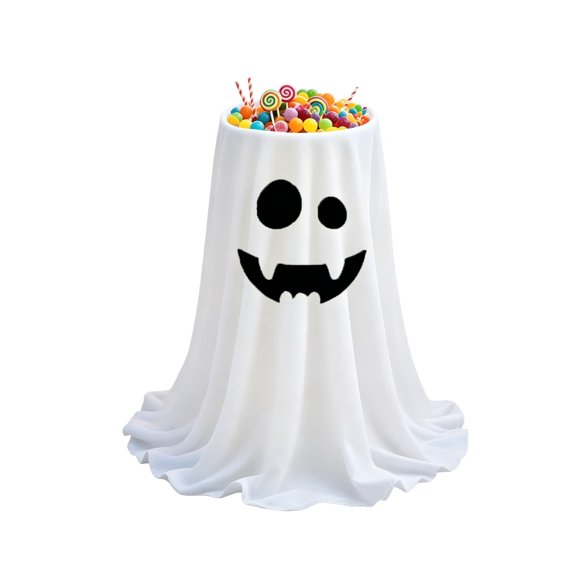 SUTWOEN Halloween Light Up Ghost Candy Bowl Remote Control LED Ghost Stand Animated Treat For Front Porch Spooky Candy Container For Trunk Or Treat