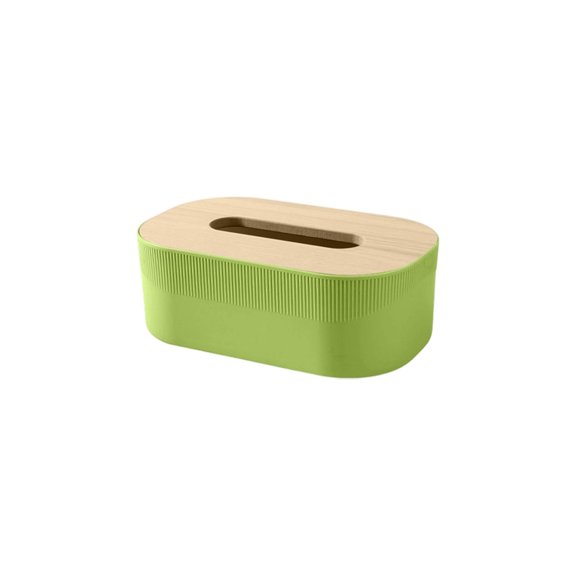 SUTWOEN Personalized Desktop/Living Room Large-Capacity Stylish Tissue Box Wooden-Lid Napkin And Tissue Storage Box