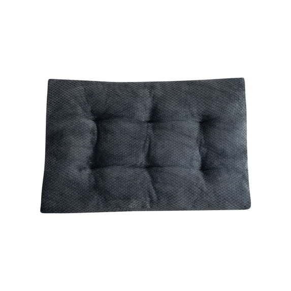 SUTWOEN Washable Dog Bed for Breeds, 18"x12" Plush Cushioned Crate Mattress with Removable Fluffy Cover, Non-Slip Orthopedic Pet Pad, Machine Washable Kennel Mat