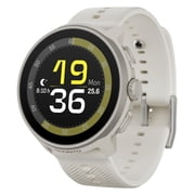 SUUNTO Run Running GPS Sports Watch with Silicone Strap, 1.32 AMOLED Touchscreen w/Crown Button, Wrist Heart-Rate & Sleep Health Tracking, Frost Gray