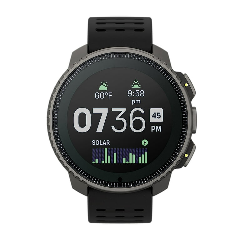 Suunto Vertical Titanium Solar Watch, Black, One Size - Walmart.com