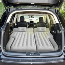 SUV Air Mattress Inflatable Car Air Beds Sleeping Pad Camping Trunk Bed with Electric Air Pump, Gray