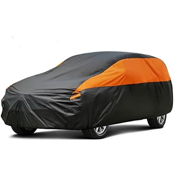 SUV Car Cover for Automobiles All Weather Waterproof, Universal Fit Buick Encore, Chevrolet Trax, Ford Escape, Jeep Compass, Kia Sportage, Nissan Kicks, Subaru Forester etc.