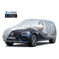 thumbnail image 1 of SUV Car Cover Waterproof All Weather , Size A4 Fit for SUV Jeep up to 181 inch, Black, 1 of 6