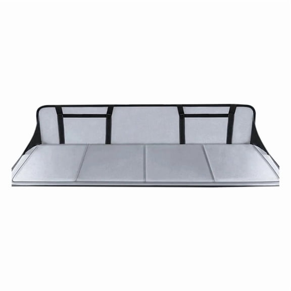 SUV Car Rear Seat Sleeping Mat Head Guard Folding Extension Board Trunk Sleeping Camping Bed Mat Gray,1 * car bed pad,Gray