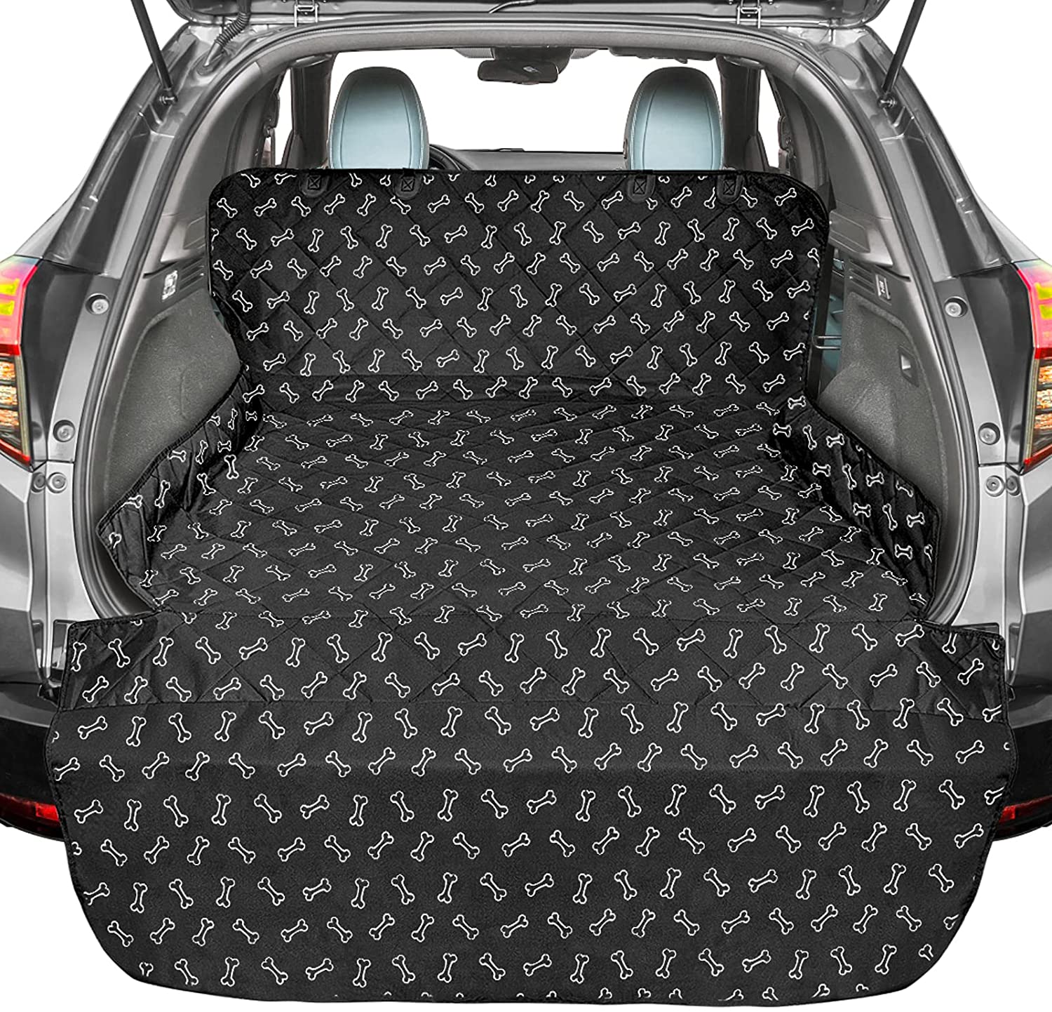 SUV Cargo Liner for Dogs, Water Resistant Pet Cargo Cover Dog Seat Cover Mat for SUVs Sedans