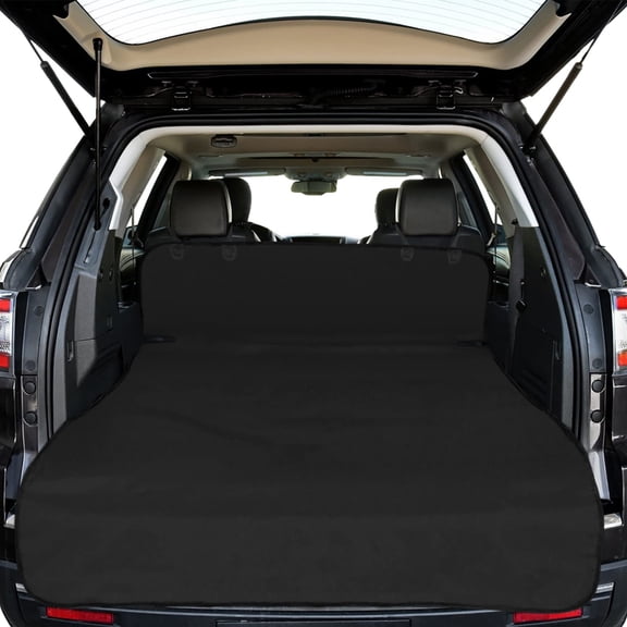 SUV Cargo Liner for Dogs, Waterproof Dog Car Trunk Cover with Bumper Flap Protector, Non-Slip Pet Cargo Mat for SUV Truck Sedan
