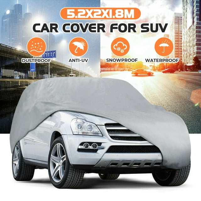 SUV Cover Waterproof All Weather Breathable UV Protection Snowproof