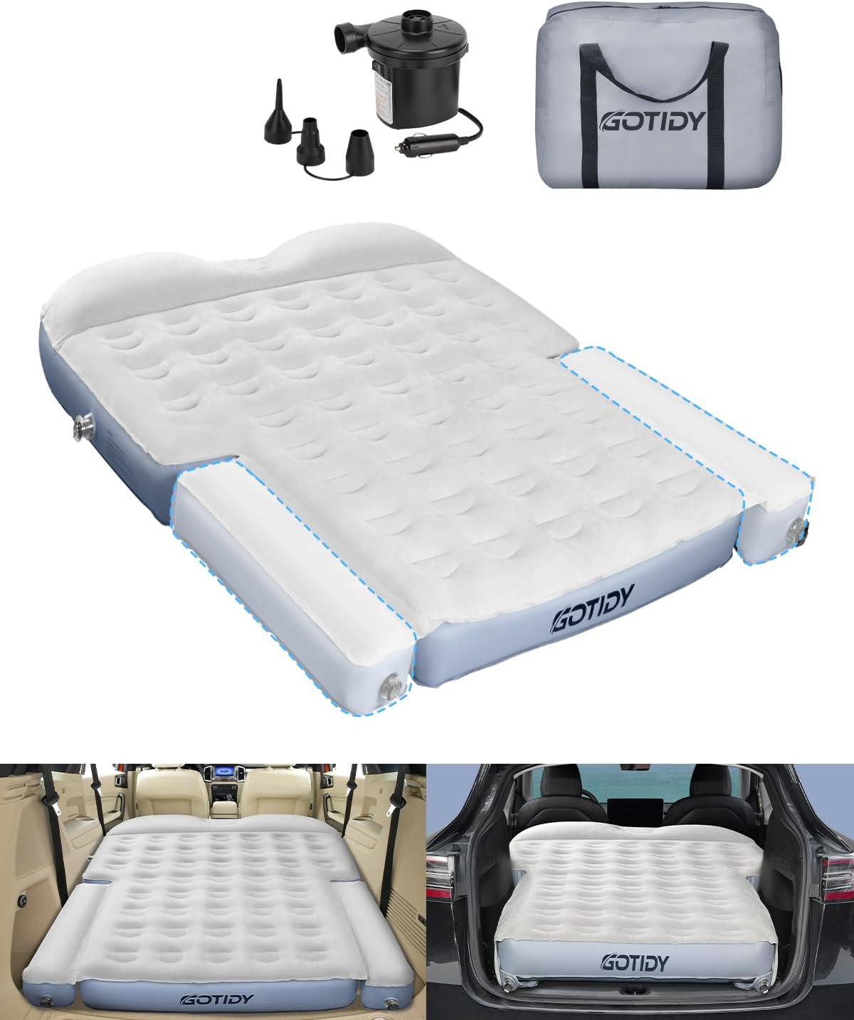SUV Mattress Camping Bed, SUV Air Mattress Bed, Car Travel Inflatable
