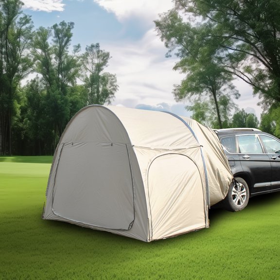 SUV Rear Tent 118in*59in*78.8 Large Camping Tent Beach Tent Sturdy And Durable 210D Oxford Cloth Tent UV Blocking Tent Waterproof Tent