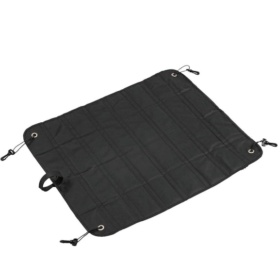 SUV Rear Trunk Protector Mat 31.5x25in Waterproof Non-Slip Cargo Liner for Pet Travel Dogs Boot Guard(Black)