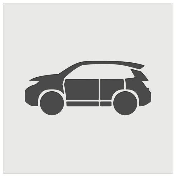 SUV Sports Utility Automobile Vehicle DIY Cookie Wall Craft Stencil - 3.5 Inch