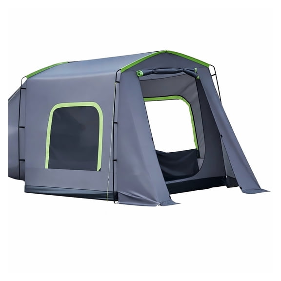 SUV Tent 5-9 Person, 10.6x8 FT Tailgate Tent Waterproof, Camping Rear Hatch Tent with Ventilation