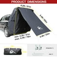 thumbnail image 1 of SUV Tent Car Awning, UPF 50++ with Portable Waterproof Storage Bag, Tear-Resistant, Large Space, Good Vision, Smooth Ventilation, Suitable for Outdoor Beach Camping Auto Canopy Shade…, 1 of 8
