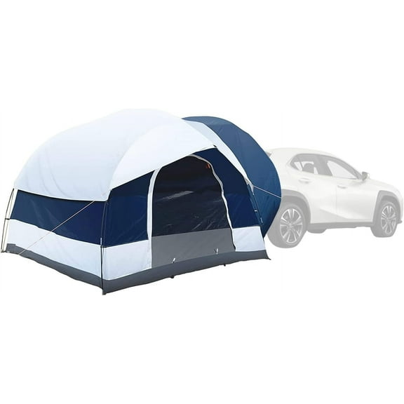 SUV Tent for Camping, Universal 4-6 Person SUV Tailgate Car Camping Tent Sun Shelter for Camping SUV Outdoor Travel (US Stock)