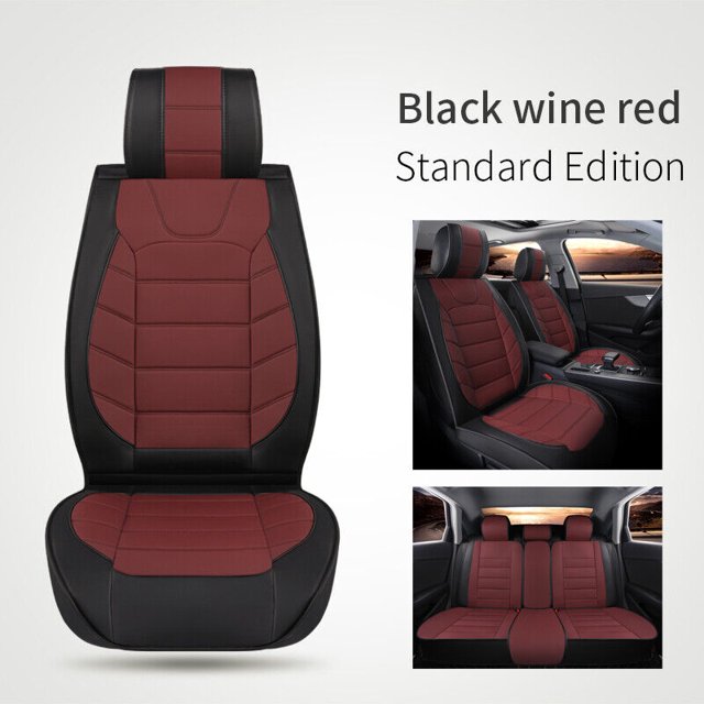 SUV Truck Car Seat Covers Full Set Leather 2/5 Seat for Chevrolet