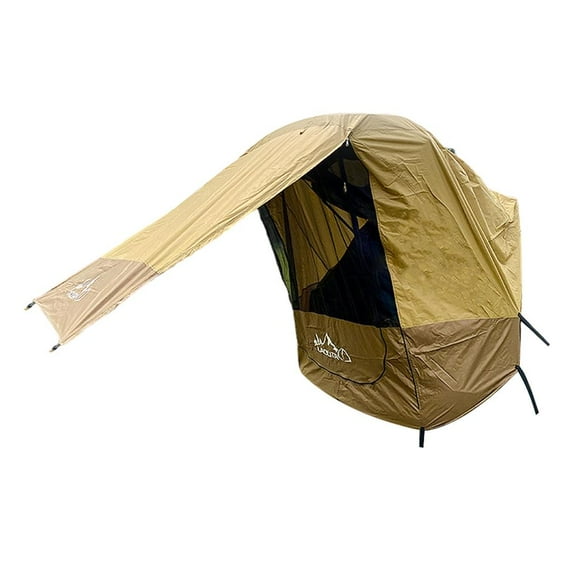 SUV Trunk Tent Outdoor Canopy Car Tail Extension Awning Brown
