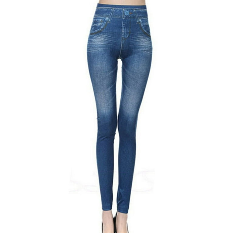 Extra Stretch Denim Leggings Trousers