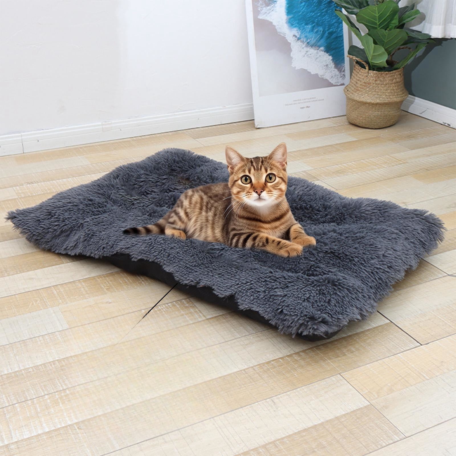 SUWHWEA Pet Deals Winter Warm Plush Pet Kennel Removable And Washable Thickened Non-slip Stainresistant Dog Mat Washable Dog Kennel Soft Cats Kennel Suitable 11 To 33 Pounds Spring Savings