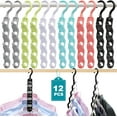 thumbnail image 1 of SUWU Closet Organizers and Storage,Upgraded Organization and Storage Clothes Hanger,12 Pack College Dorm Room Essentials,Sturdy Closet Organizer Home Essentials Space Saving Hangers for Thick Clothe, 1 of 5
