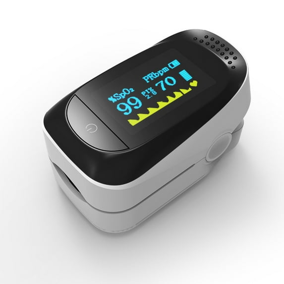 SUWU Fingertip Pulse Oximeter, Blood Oxygen Monitor with Lanyard, OLED ...