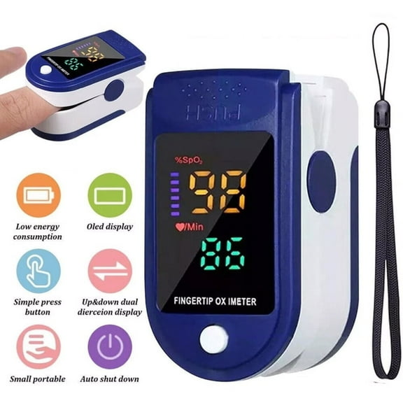 SUWU Fingertip Pulse Oximeter,Blood Oxygen SpO2 Sports and Aviation Fingertip Monitor,Pediatric Pulse Oximeter with Lanyard