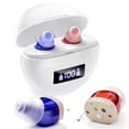 thumbnail image 1 of SUWU Hearing Aids, Digital Rechargeable Hearing Aids for Seniors with Noise Cancelling, Hearing Assist Device for Hearing Loss, Mini CIC In Ear Hearing Amplifiers with Display Charging Case, 1 of 7