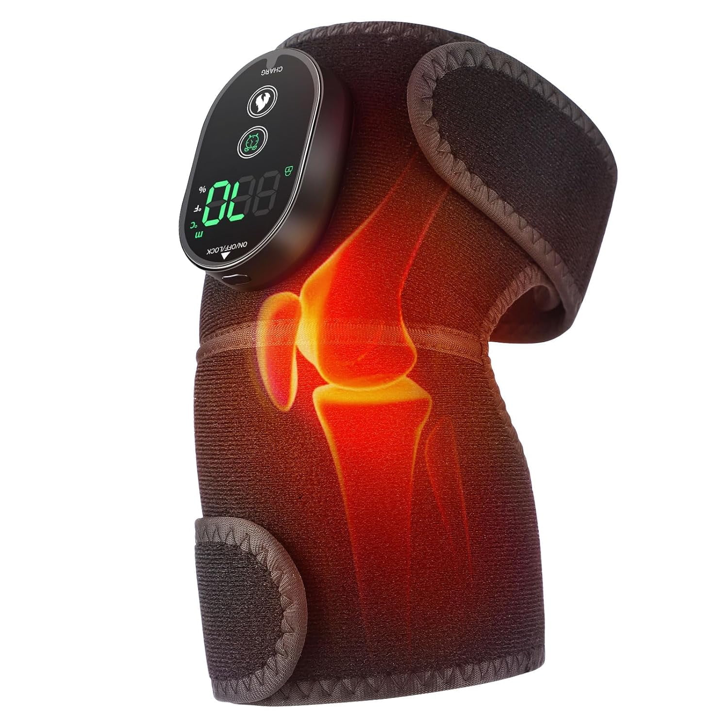 SUWU Heated Knee Brace to Keep Knee Warmers, Heated Knee Massagers for Pain Relief, Portable Knee Heating Pad Brace for Shoulder or Elbow