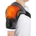 thumbnail image 1 of SUWU Massaging Heated Shoulder Wrap, Cordless Rechargeable Heating Pad, Adjustable Braces with 3 Heat Settings, 1 of 9