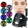 thumbnail image 1 of SUWU Led Face Mask Red Light Therapy Mask for Face, 7 Colors LED Facial Skin Care Mask with Remote, 3 Light Modes - Eye Protection - Timing Function - Portable Skincare Device Home Use 180 LED Beads, 1 of 9